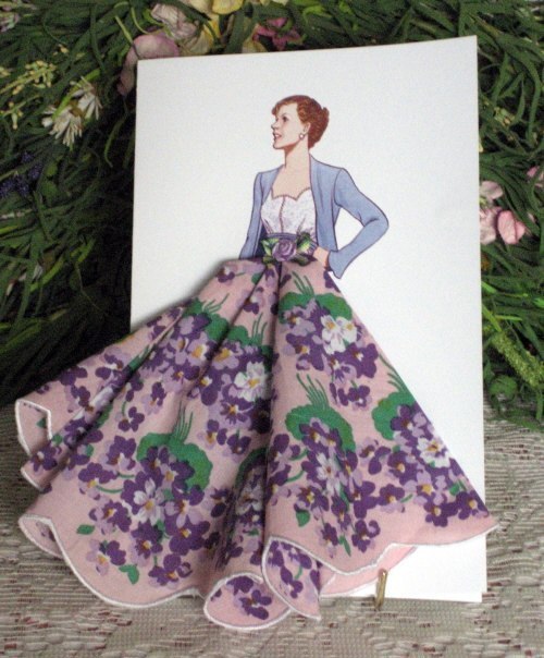 Авторские открытки, с использованием платочков Авторские открытки, с использованием платочков