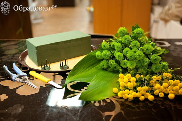 Цветочная улитка к празднику