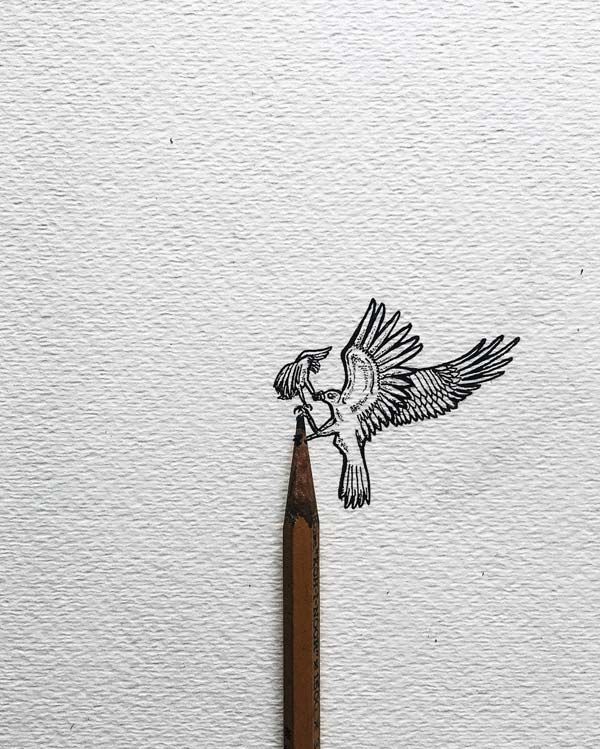 Изумительные миниатюрные рисунки