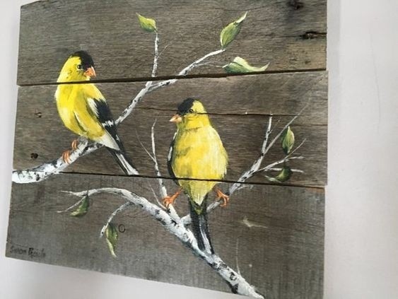 Птички на дощечках