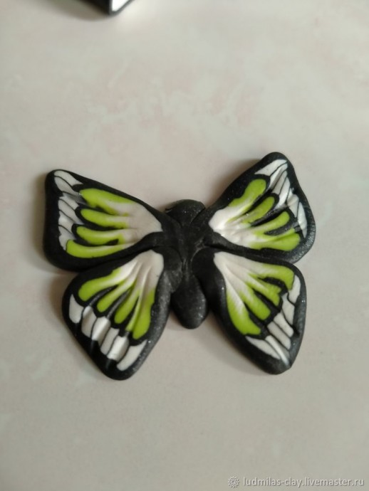 Бабочка из полимерной глины