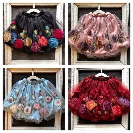 Юбочки с цветами Юбочки с цветами