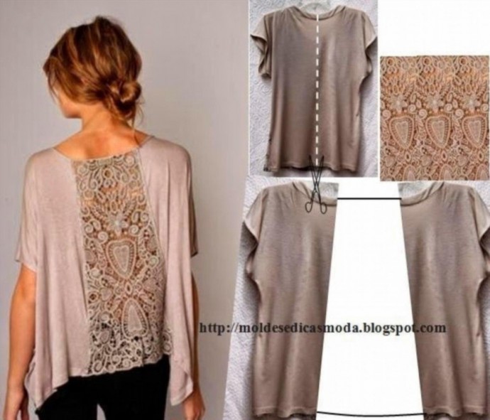 Переделки футболок: интересные идеи