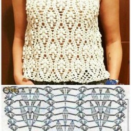 ​Ажурные узоры для топов