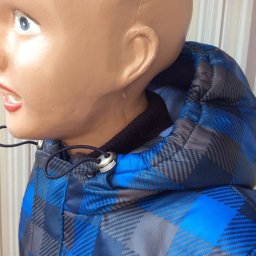 Обработка капюшона куртки