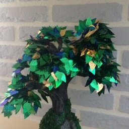 Дерево из пайеток