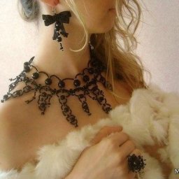 ​Колье "Старинное кружево"