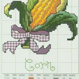 Овощное ассорти: вышивка для кухни