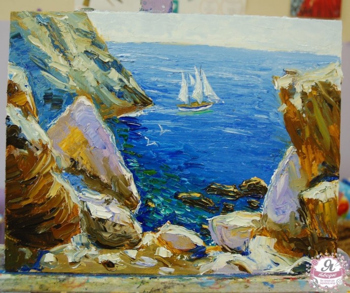 Пошаговый мастер-класс: «Бухта»