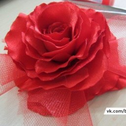 ​Розa из ленты: мастер-класс