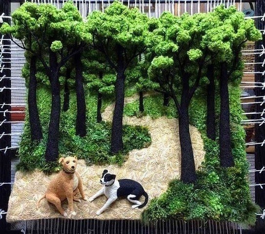 ​Удивительные 3D-гобелены