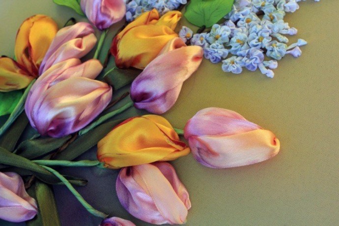 ​Восхитительные примеры вышивки лентами