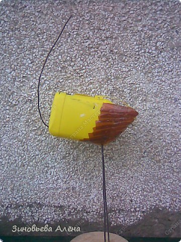 Журавль из пластиковых бутылок