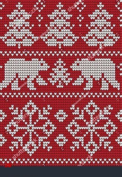 Зимние жаккарды Зимние жаккарды