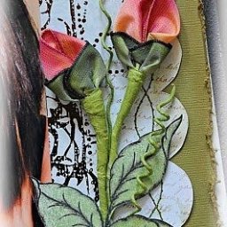 Бутон розы из лент: мастер-класс