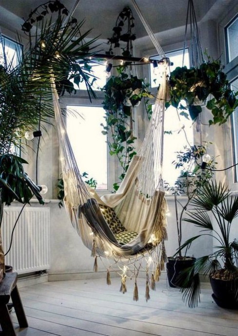 Гамак-качели для сада