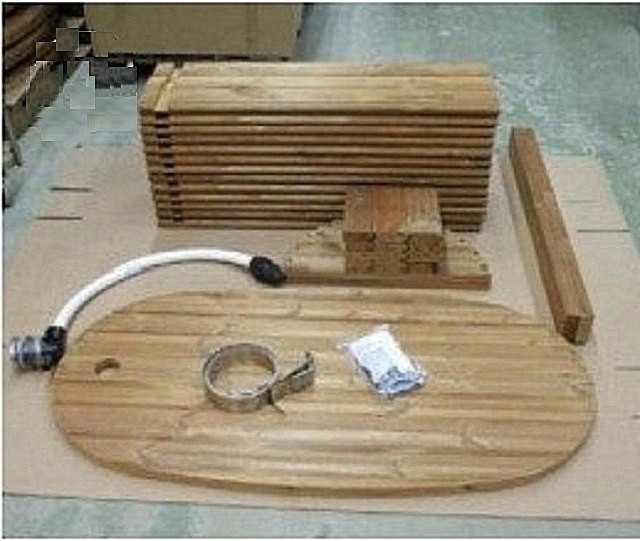 Деревянная купель для бани своими руками