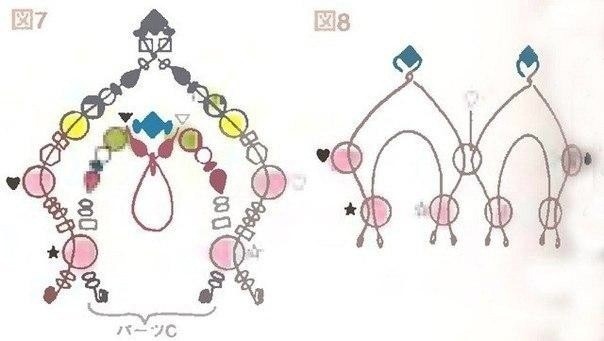 Корона из бисера для маленьких принцесс