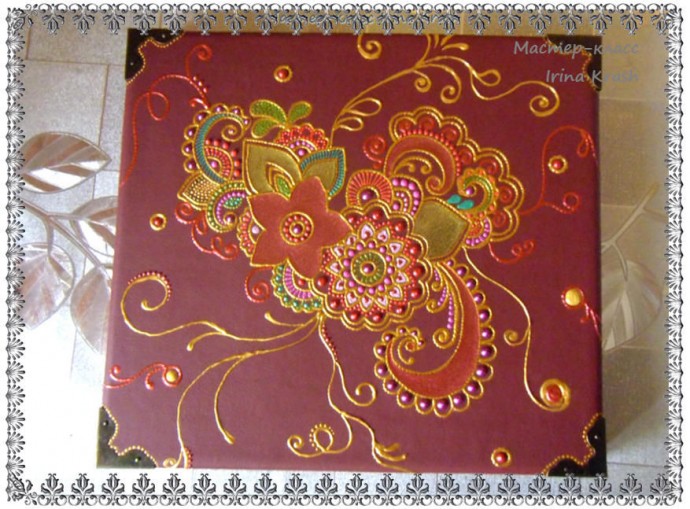 Реставрация шкатулки: мастер-класс