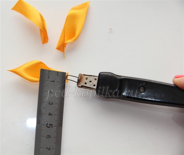 Канзаши подсолнухи: мастер-класс Канзаши подсолнухи: мастер-класс