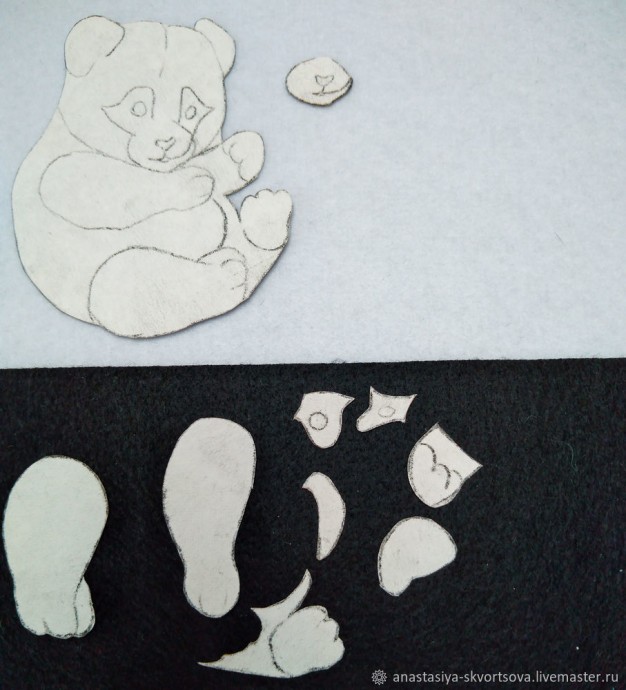 Брошь "Панда"