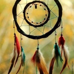 Ловец снов с использованием лозы