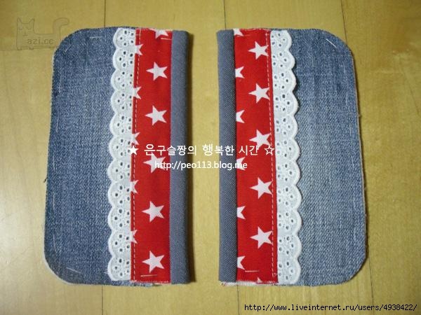 Прихватки из старых джинсов