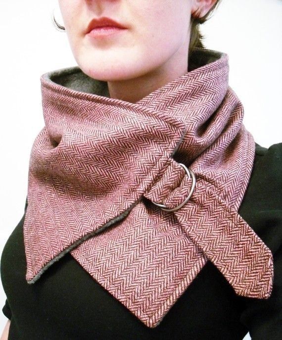 Шарф на застежке