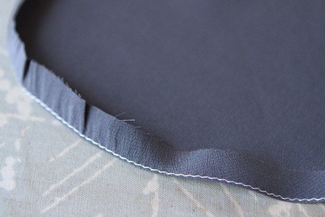 "Читерская" техника обработки подола на легкой ткани
