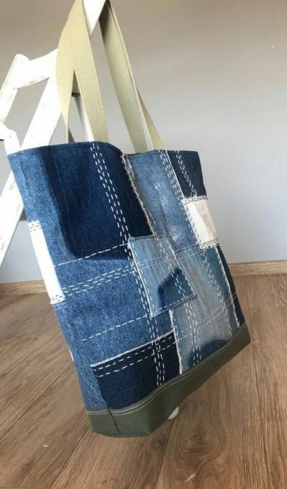 Идеи сумочек из джинсовой ткани