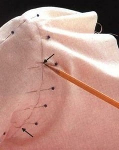 Как переснять выкройку с готового изделия