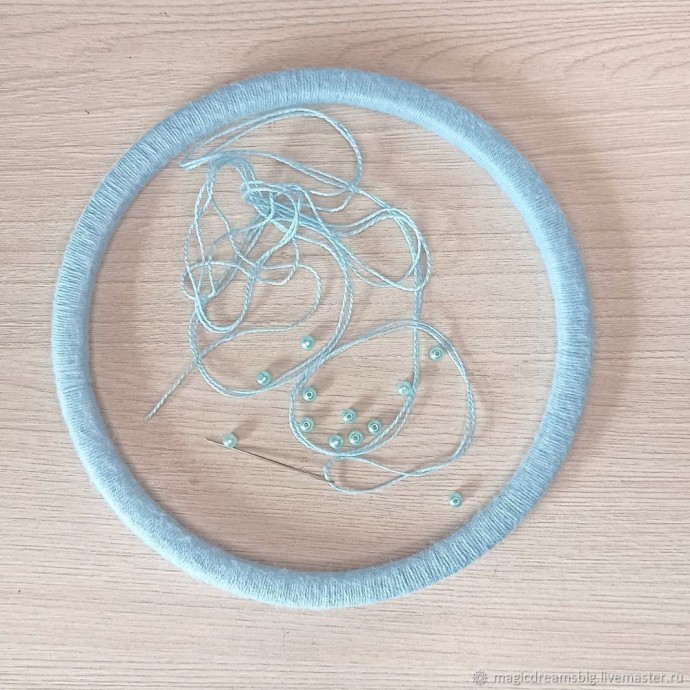 Ловец снов с лентами и кружевами