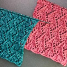 Замечательный узор с ажурной геометрией