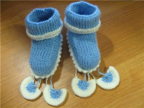 Мастер-класс «Пинетки-мышки»