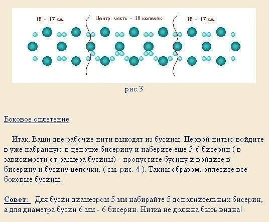 Необычный узор для колье Необычный узор для колье