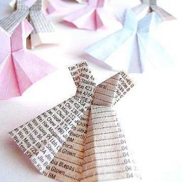 Платье для открытки