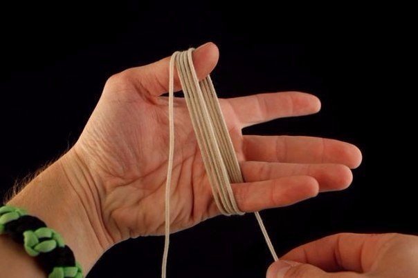 Плетение декоративного узла «Обезьяний Кулак»