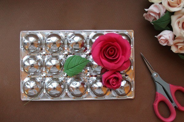 Сердце из роз