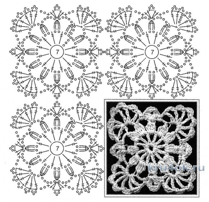 Узоры для ажурных вещей