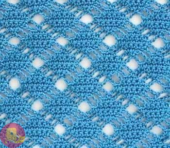 Ажурные узоры крючком