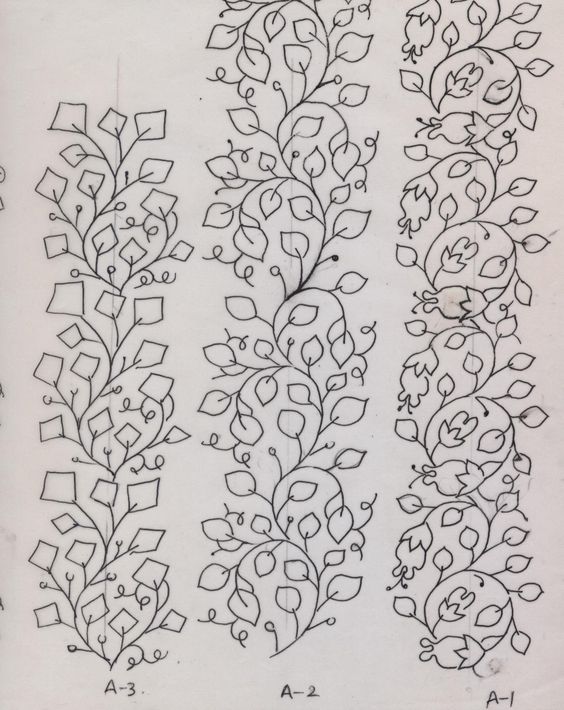 Чудесная цветочная вышивка