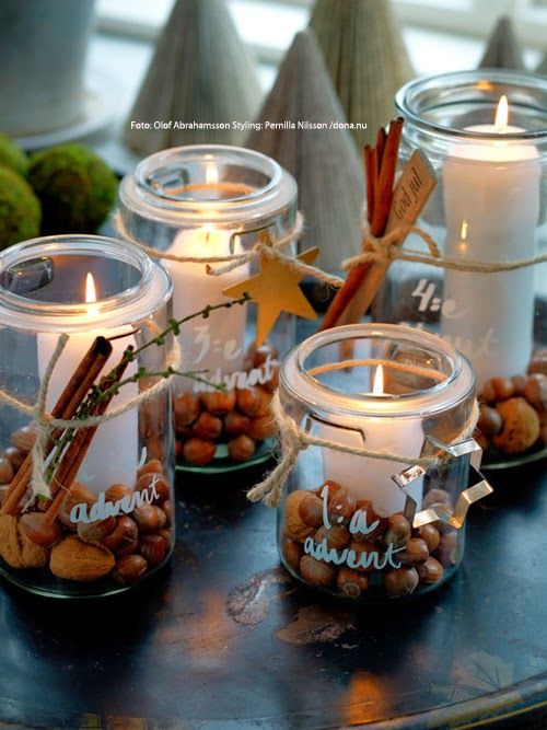 Идея для декора свечей