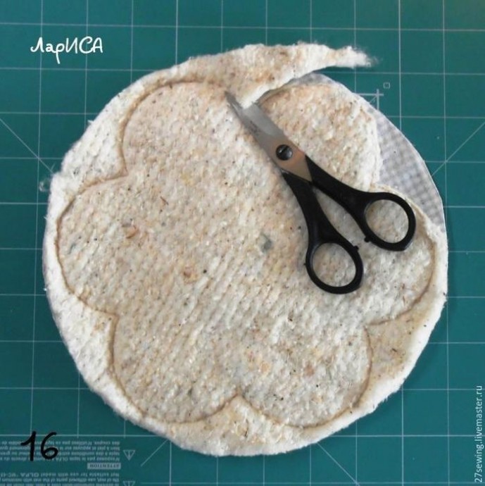 Прихватки из остатков ткани.