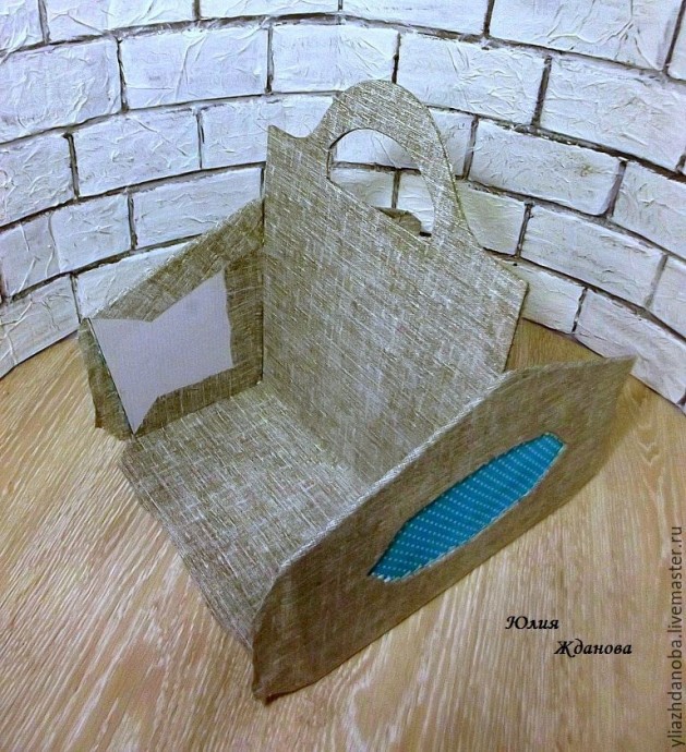 Мастерим из картона удобную корзину для пикника Мастерим из картона удобную корзину для пикника