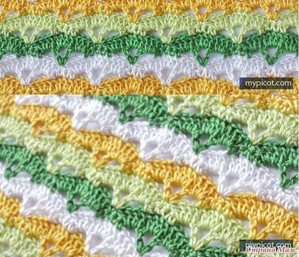 Необычные узоры крючком