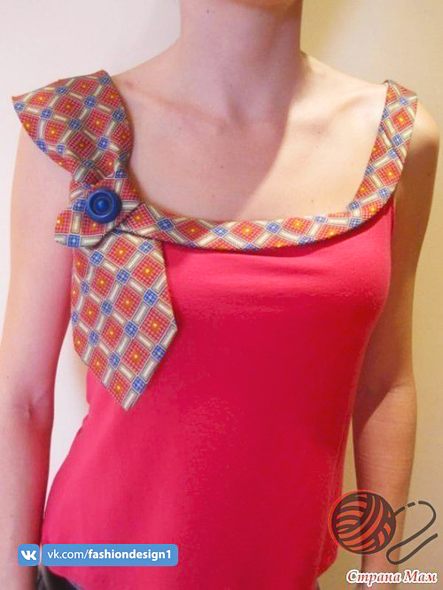 Новое применение старым мужским галстукам
