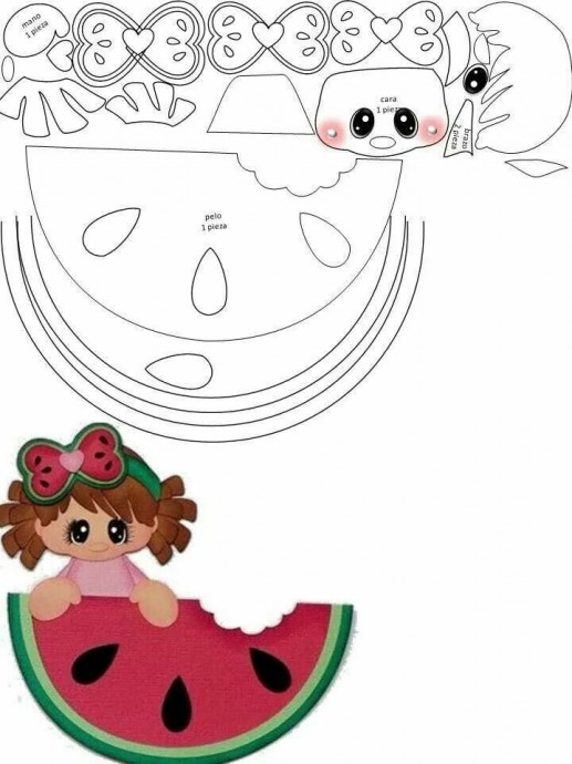 Шаблоны для фигурок для творчества с детьми