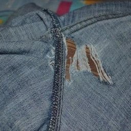 Штопка джинсов