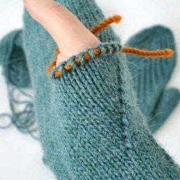 Анатомический палец для варежки