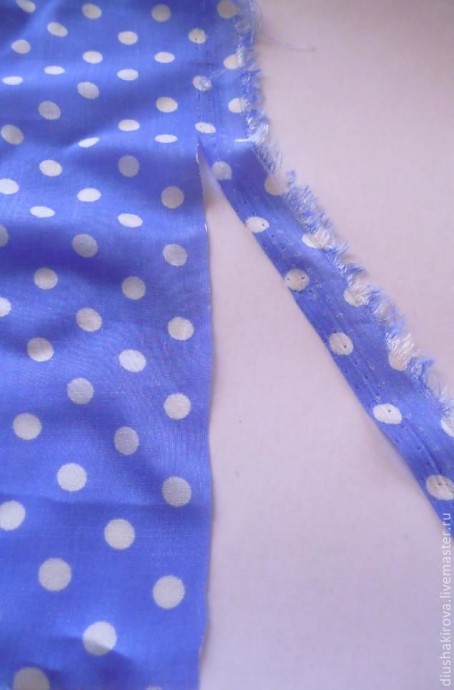 Батистовый шарфик с красивой бахромой